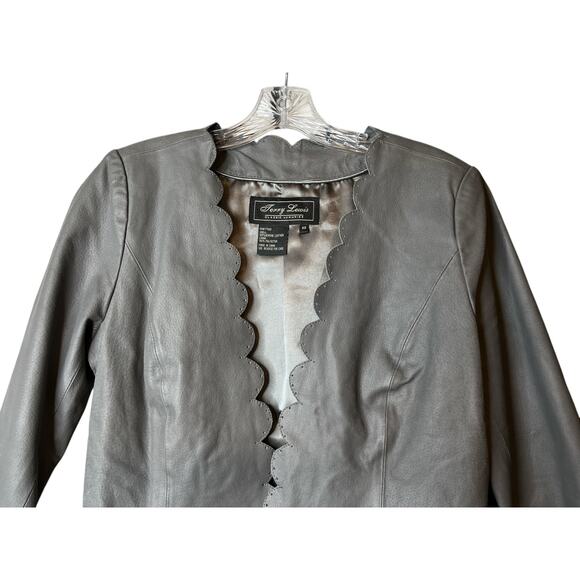 Vintage Terry Lewis Classic Luxuries Leather Jacket Shirt - Picture 3 of 16